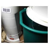 Tea Maker and Trash Cans