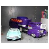 Hot Wheels Truck and Misc Vintage Corvette