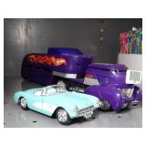 Hot Wheels Truck and Misc Vintage Corvette