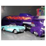 Hot Wheels Truck and Misc Vintage Corvette