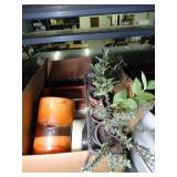 Lot of Home Decor / Faux Plant and More