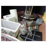 Clock - Candle Holders and Misc Home Decor Lot