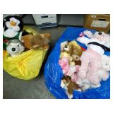 Large Lot of Stuffed Animals