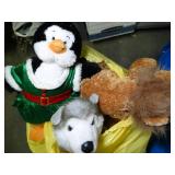 Large Lot of Stuffed Animals