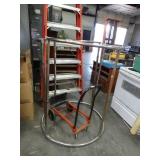 2 Piece Circular Clothes Rack