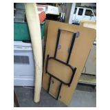 Small Folding Table and Cloth Roll