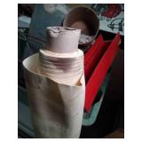 Small Folding Table and Cloth Roll