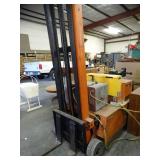 Big Joe Running electric forklift