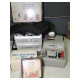 Vintage Adding Machine and Misc