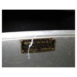 Vertical Aluminum Wheeled Shop Cart with Shelf