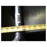 Vertical Aluminum Wheeled Shop Cart with Shelf