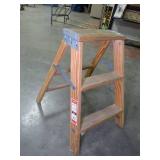 Small Wood Werner Step Ladder