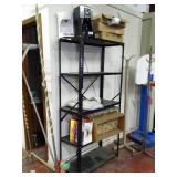 Black Metal Shelf w/o Contents