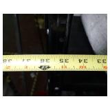 Black Metal Shelf w/o Contents