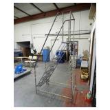 Wheeled Metal Platform Ladder