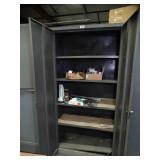 Multi-Shelf Metal Cabinet  w/o Contents