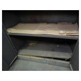 Multi-Shelf Metal Cabinet  w/o Contents