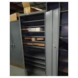 2 Door 6Ft Tall Metal Cabinet w/o Contents