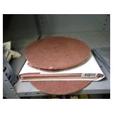 Large Square Sand Paper and Round Burnish Pads
