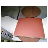 Large Square Sand Paper and Round Burnish Pads