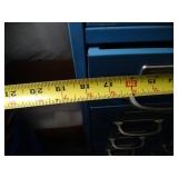 Blue Metal File Cabinet - Parts - Craft - Tool Storage