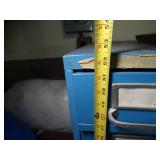Blue Metal File Cabinet - Parts - Craft - Tool Storage