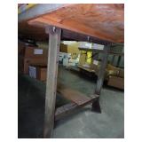 8 Ft Work Table Sturdy Metal Legs