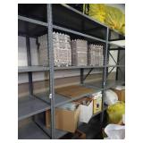 7ftx4ft metal rack or shelving - must be picked up on the last day of load out