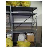 BLD 4 W - 7ftx4ft metal rack or shelving contents not included- bolted together...  must be picked up on the last day of load out