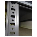 BLD 4 W - 7ftx4ft metal rack or shelving contents not included- bolted together...  must be picked up on the last day of load out