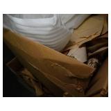 Foam and or paper packing materials