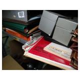 Misc. binders and other office supplies