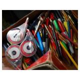 Misc. office supplies- clips-pencils- rubber bands- White out- sharpies