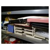 Misc. office supplies- organizers-paper- Jet printer legs, and more