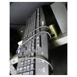 Misc. office supplies- computer keyboard, stamps, and more