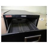 Two metal filing cabinets