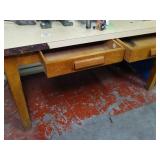 Vintage Molex KG 110-1 / Kenco 2-52 Machine Shop Tool / w/ foot Pedal / Mounted on wood Table