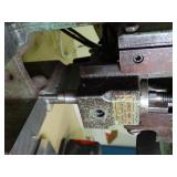 Vintage Molex KG 110-1 / Kenco 2-52 Machine Shop Tool / w/ foot Pedal / Mounted on wood Table