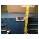 Blue Metal Parts Cabinet