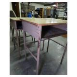2 Student Desks and 2 Chairs