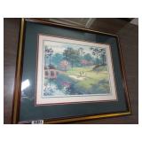 Nice Framed Wall Art / Golf Corse