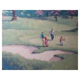 Nice Framed Wall Art / Golf Corse