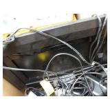 Box of Electronics / 2 Way Radios / DVD Player / Router / Etc