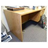Nice Wood Desk w/o Contents