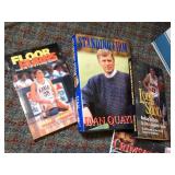Lot of Books and Sports Magazines