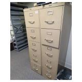 2 // 5 Drawer Metal File Cabinets