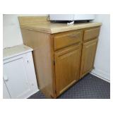 Wood Cabinet in Breakroom