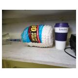 Contents in top Cabinet in Breakroom