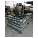 Metal Pallet Bin With Electric Motor and Misc