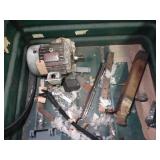 Metal Pallet Bin With Electric Motor and Misc